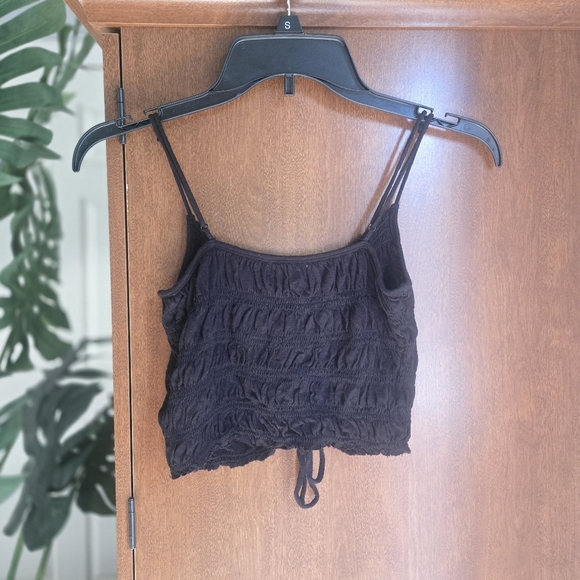 Urban Outfitters Black Textured Top - Picture 2 of 3